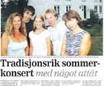 click to see the article from the newspaper