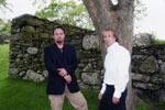 From the left: Stephen Ackles and Thomas Stanghelle